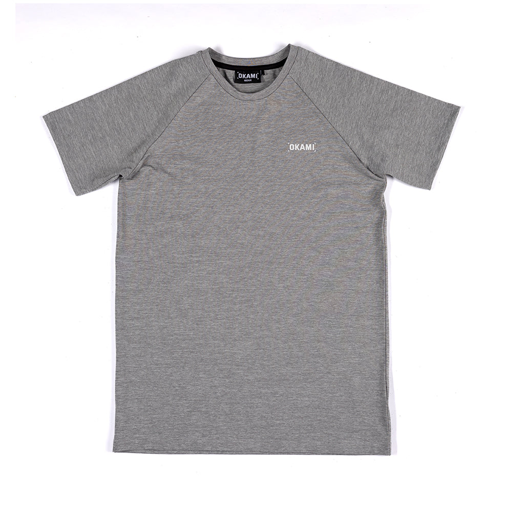 Limit Tee- Grey Space Dye - Okami Sport