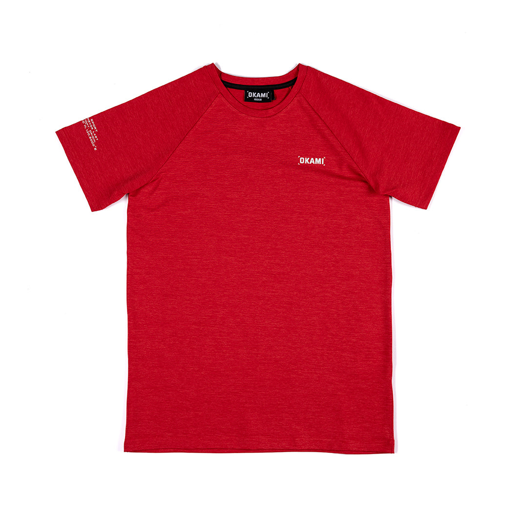 Limit Tee- Red Space Dye - Okami Sport