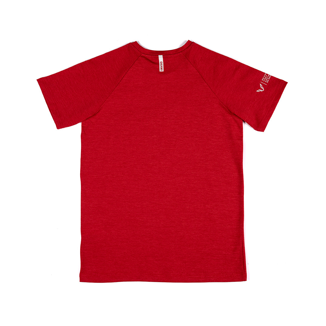 Limit Tee- Red Space Dye - Okami Sport