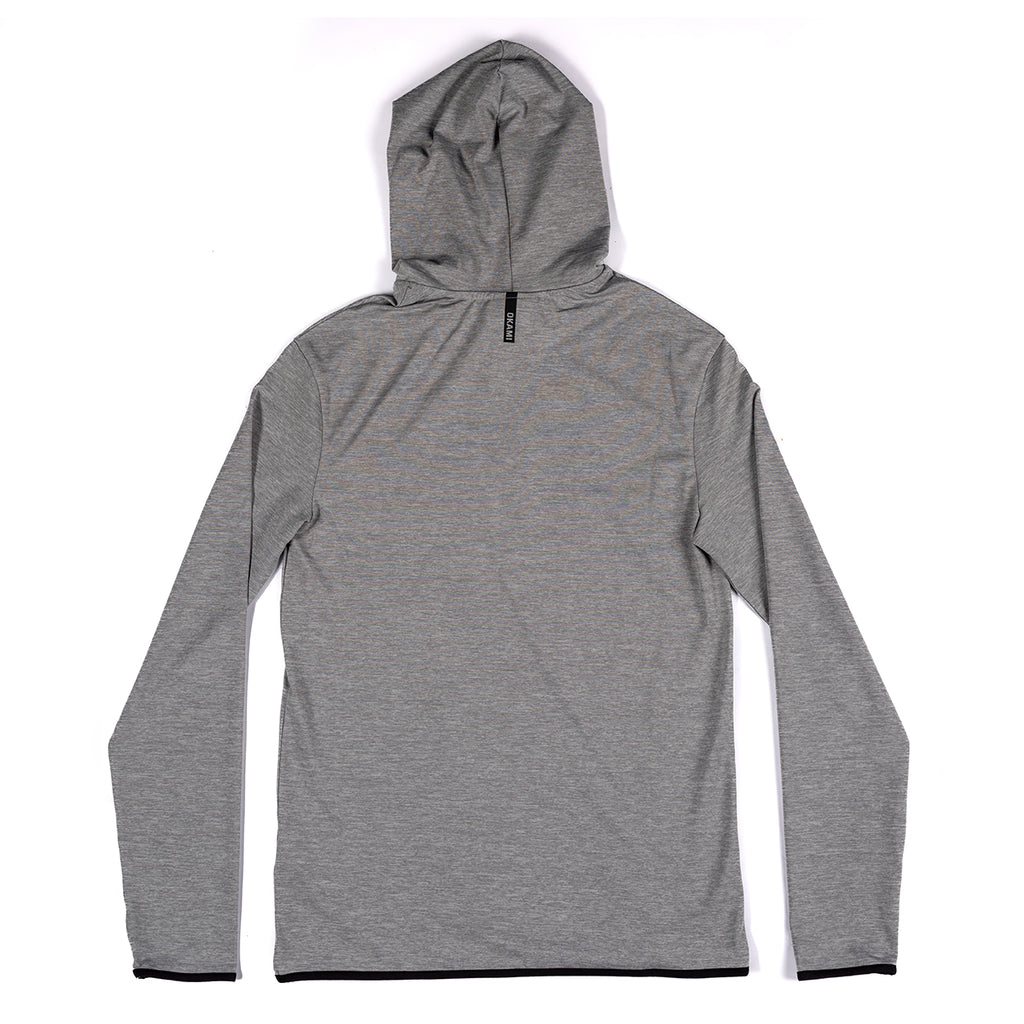 Process LS Top- Light Grey Space Dye - Okami Sport