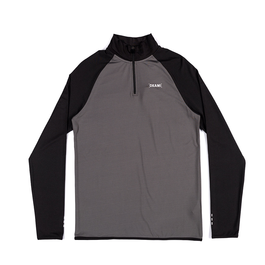 Spence ¼ Zip – Black - Okami Sport