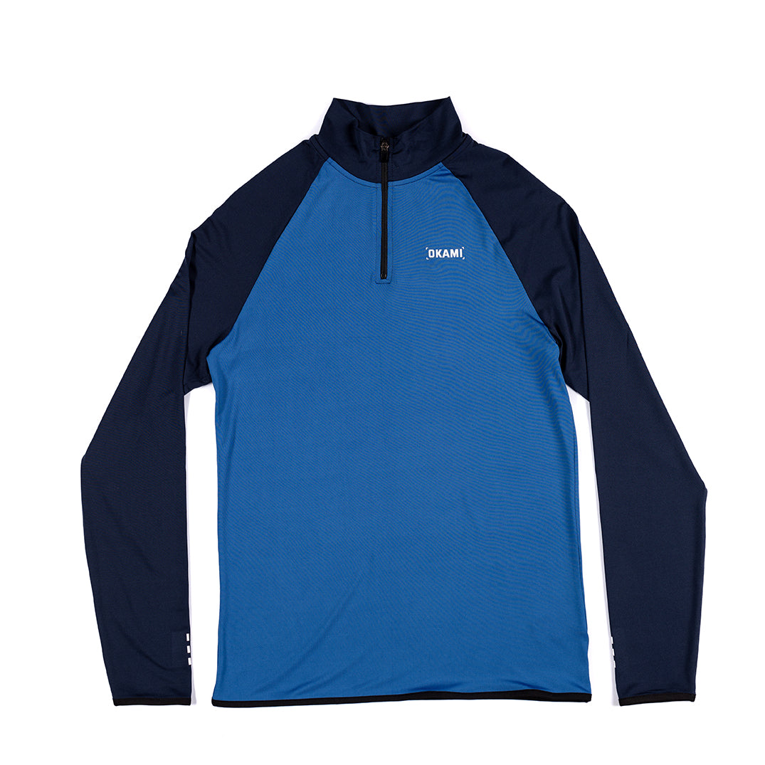 Spence ¼ Zip – Cobalt - Okami Sport