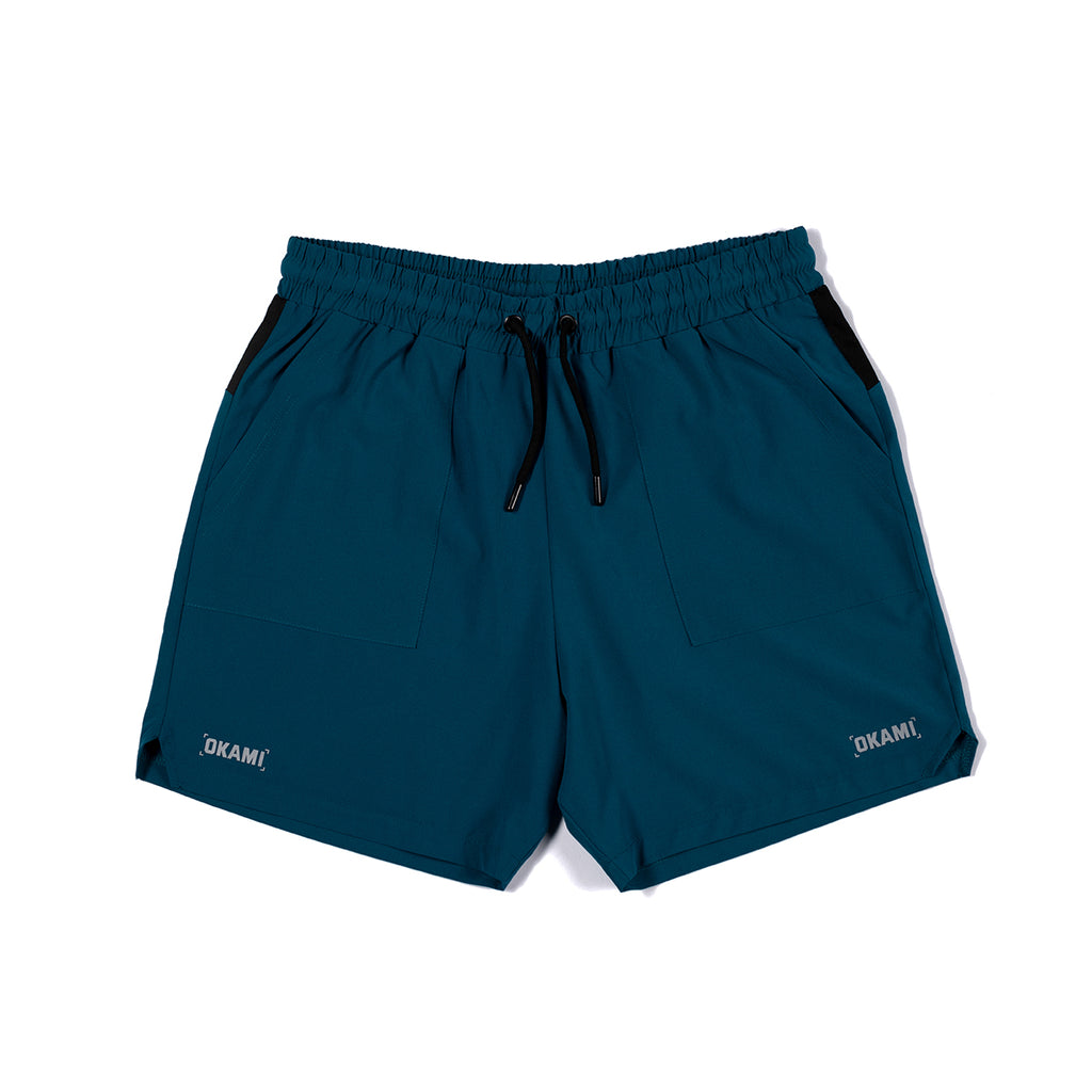 Sprint Woven Short- Dark Teal - Okami Sport