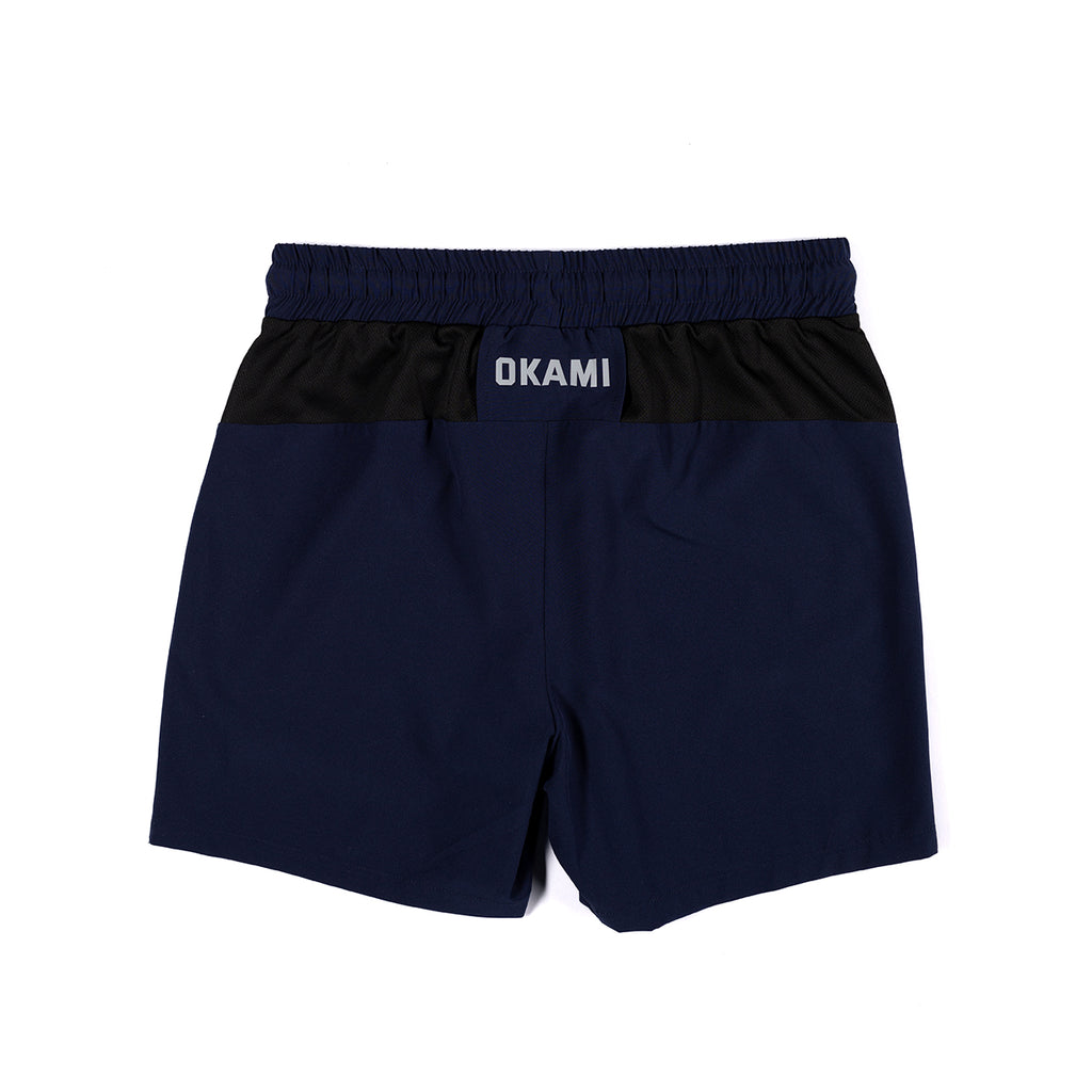 Sprint Woven Short- Navy - Okami Sport