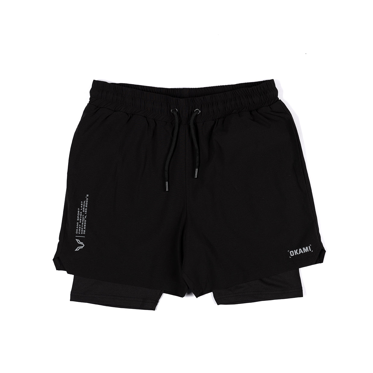 Summit 7 inch Short – Black - Okami Sport